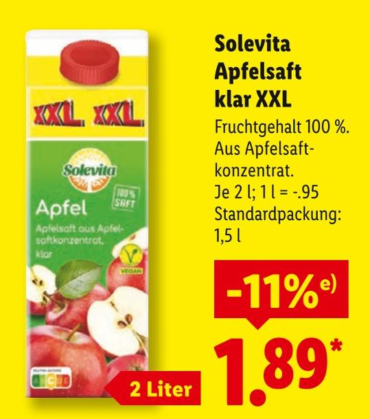 Apfelsaft klar XXL