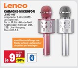 Karaoke-Mikrofon BMC-040 im Angebot bei Marktkauf in Friedrichshafen Karaoke-Mikrofon BMC-040 Angebote von Lenco bei Marktkauf Friedrichshafen für 9,99 €