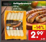 Aktuelles Geflügelbratwurst Angebot bei Netto Marken-Discount in Mülheim (Ruhr) ab 2,99 €