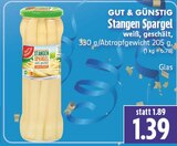 Stangen Spargel weiß, geschält Angebote von Gut & Günstig bei EDEKA Gießen für 1,39 €