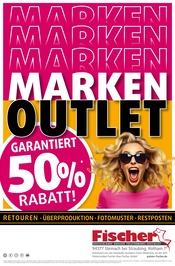 Aktueller Polstermöbel Fischer Prospekt mit Möbel, "MARKEN OUTLET", Seite 1