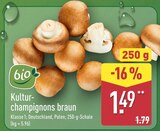 Kulturchampignons braun von Bio im aktuellen ALDI Nord Prospekt für 1,49 €