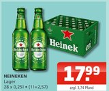 Aktuelle Heineken Angebote bei Getränke Oase in Dortmund Aktuelles Lager Angebot bei Getränke Oase in Dortmund ab 17,99 €