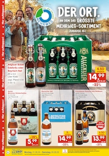 Bier im Netto Marken-Discount Prospekt "DER ORT, AN DEM DU IMMER AUSGEZEICHNETE PREISE FINDEST." mit 6 Seiten (Berlin)