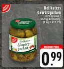 Delikatess Gewürzgurken bei EDEKA im Merzen Prospekt für 0,99 €