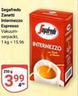 Intermezzo Espresso Angebote von Segafredo Zanetti bei GLOBUS Siegen für 3,99 €
