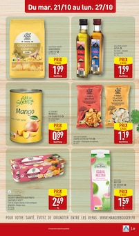 Promotion Litchi dans le prospectus Aldi, valable du 21/10/2025 au 27/10/2025 Promo Litchi dans le catalogue Aldi du moment à la page 27