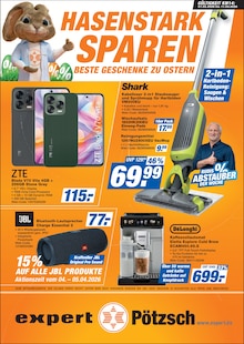 expert Prospekt der Woche "Top Angebote" Seite 1, 01.04.2026 bis 10.04.2026 für Finsterwalde Aktueller expert Prospekt "Top Angebote" Seite 1 von 12 Seiten für Finsterwalde