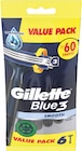 Blue 3 Einwegrasierer Smooth Angebote von Gillette bei Rossmann Kiel für 3,49 €