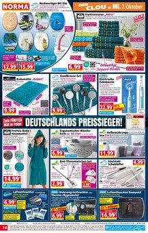 Bademantel im Norma Prospekt "Mehr fürs Geld" mit 28 Seiten (Regensburg)