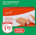 Sandwich-Eis Fürst Pückler Art von Jeden Tag im aktuellen GLOBUS Prospekt