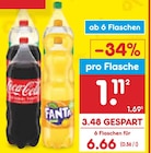 Aktuelles Coca-Cola, Fanta, Sprite oder Mezzo Mix Angebot bei Netto Marken-Discount in Wismar ab 1,11 €