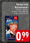 EDEKA Marienmünster - Katzensnacks Angebot im Prospekt Katzensnacks bei EDEKA im Marienmünster Prospekt für 0,99 €