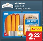Mini Wiener Angebote von Hofmaier bei Netto Marken-Discount Ulm für 2,22 €