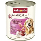 Animonda Dog Dose GranCarno Adult Multi - Fleischcocktail 800 g bei Zookauf im Langenfeld Prospekt für 2,49 €