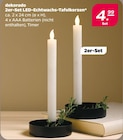 2er-Set LED-Echtwachs-Tafelkerzen von dekorado im aktuellen Netto mit dem Scottie Prospekt