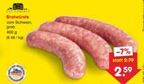 Aktuelles Bratwürste Angebot bei Netto Marken-Discount in Dresden ab 2,59 €