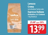 Crema im Angebot bei famila Nordost in Buchholz Crema Angebote von Lavazza bei famila Nordost Buchholz für 13,99 €