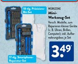 Präzisions-Bit-Set von WORKZONE im aktuellen ALDI SÜD Prospekt für 3,49 €
