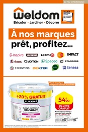 Bricolage Angebote im Prospekt "À nos marques prêt, profitez…" von Weldom auf Seite 1
