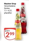 Sirup im Angebot bei GLOBUS in Völklingen Sirup Angebote von Mautner bei GLOBUS Völklingen für 2,99 €