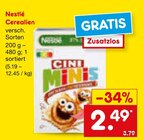 Cerealien von Nestlé im aktuellen Netto Marken-Discount Prospekt für 2,49 €
