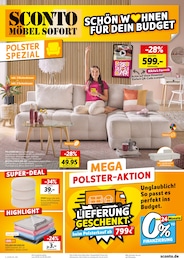Sconto SB Prospekt für Neuenkirchen mit 8 Seiten Sconto SB Prospekt für Neuenkirchen: "POLSTER SPEZIAL", 8 Seiten, 09.08.2025 - 29.08.2025