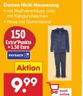 Damen Nicki Hausanzug Angebote bei Netto Marken-Discount Fellbach für 9,99 €