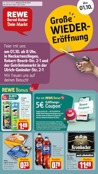 REWE Prospekt Dein Markt mit 32 Seiten