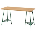 Schreibtisch Bambus/grün bei IKEA im Prospekt Tolle Angebote für deinen Arbeitsplatz zu Hause für 125,00 €