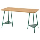 IKEA - Schreibtisch Bambus/grün Angebot im Prospekt Schreibtisch Bambus/grün bei IKEA im Prospekt Tolle Angebote für deinen Arbeitsplatz zu Hause für 125,00 €