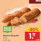 Peperoni Baguette von BACK STUBE für 1,11 € bei Netto Marken-Discount im Angebot Peperoni Baguette von BACK STUBE im aktuellen Netto Marken-Discount Prospekt