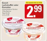 Lachsbuffet oder Garnelen Angebote von Gosch bei WEZ Löhne für 2,99 €
