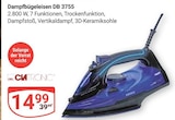 Dampfbügeleisen DB 3755 im Angebot bei GLOBUS in Bochum Dampfbügeleisen DB 3755 Angebote von Clatronic bei GLOBUS Bochum für 14,99 €