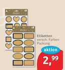 Etiketten für 2,99 € bei budni im Angebot Etiketten im aktuellen budni Prospekt