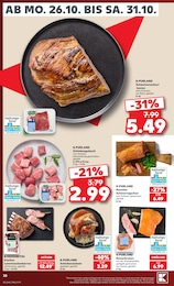 Kaufland Schweinefleisch im Prospekt Kaufland Schweinefleisch im Prospekt
