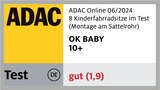 Kinderfahrradsitz 10+ Schwarz im Rossmann Prospekt Kinderfahrradsitz 10+ Schwarz von OK Baby im aktuellen Rossmann Prospekt für 99,99 €
