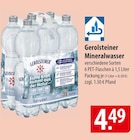 Gerolsteiner Mineralwasser Angebote bei famila Nordost Norderstedt für 4,49 €