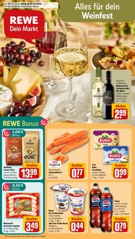 REWE Prospekt Dein Markt mit 32 Seiten