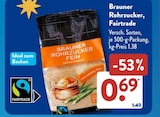 Brauner Rohrzucker Fein im ALDI SÜD Prospekt Brauner Rohrzucker Fein von im aktuellen ALDI SÜD Prospekt für 0,69 €