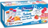 Tubes de fromage blanc aux fruits fraise, framboise, abricot - PÂTURAGES - Intermarché Hyper Tubes de fromage blanc aux fruits fraise, framboise, abricot - PÂTURAGES à 1,72 € dans le catalogue Intermarché Hyper
