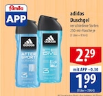 adidas Duschgel Angebote bei famila Nordost Lüneburg für 1,99 €