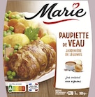 Paupiette de Veau Jardinière de Légumes - Marie dans le catalogue Intermarché Hyper
