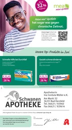 mea - meine apotheke Prospekt für Bad Hersfeld mit 4 Seiten mea - meine apotheke Prospekt für Bad Hersfeld: "Unsere Juni-Angebote", 4 Seiten, 01.06.2026 - 30.06.2026