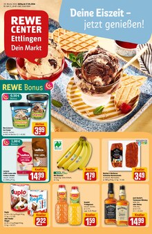 Jack Daniels im REWE Prospekt "Dein Markt" mit 30 Seiten (Ettlingen)