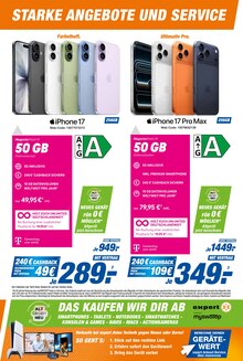 iPhone im aktuellen expert Prospekt (Leipzig) iPhone im expert Prospekt "iPHONE DEALS" mit 7 Seiten (Leipzig)
