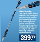 Akku-Kettensäge GKE 18V-25 Angebote von Bosch bei WERKMARKT Wesel für 399,99 €
