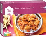 Poulet tikka et riz basmati - picard dans le catalogue Picard