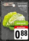 EDEKA Overath - Spitzkohl Angebot im Prospekt Spitzkohl bei EDEKA im Overath Prospekt für 0,88 €