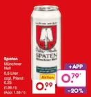 Münchner Hell im Angebot bei Netto Marken-Discount in Pulheim Münchner Hell Angebote von Spaten bei Netto Marken-Discount Pulheim für 0,79 €